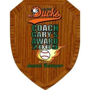 Plaque   Shield   Great for Personalized Player Awards and Recognition 