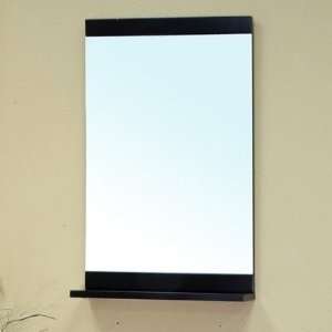   Wood Frame Mirror (Black) (33.4H x 29.5W x 5.2D)