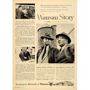  1954 Ad Employers Mutual Insurance Wausau Story Rakow 