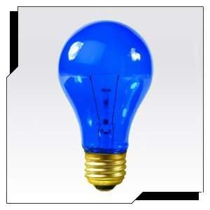 25A/TB A19 Transparent Blue Colored Party Light Bulb: Home 