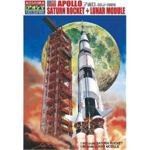    Aoshima 1/400 Apollo Saturn Rocket/Module Kit Toys & Games