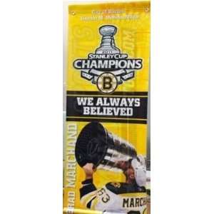 Brad Marchand Boston Bruins Stanley Cup Mini Street Banner   NHL Flags 