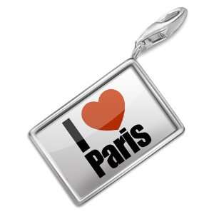 FotoCharms I Love Paris region: France   Charm with Lobster Clasp 
