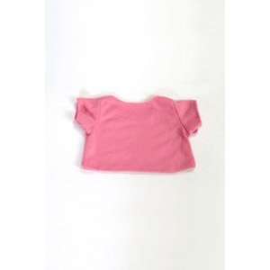 : Pink Basic Tee Shirt Teddy Bear Clothes Fit 14   18 Build a bear 