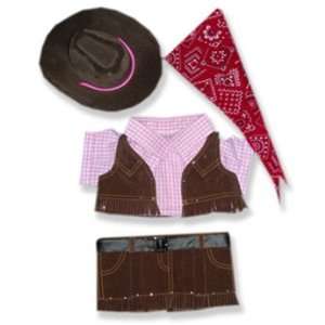  Cowgirl Outfit Teddy Bear Clothes Fit 14   18 Build a bear 