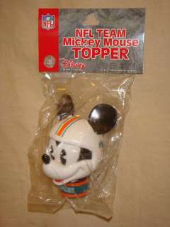 MIAMI DOLPHINS MICKEY MOUSE CAR ANTENNA TOPPER NFL  