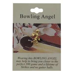  Bowling Angel Lapel Pin