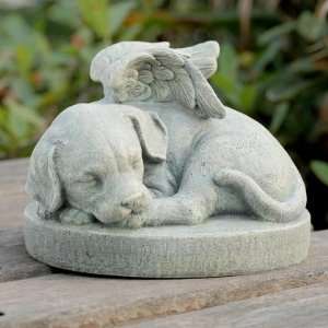  7 Sympathy Angel Dog Outdoor Patio Garden Figure: Patio 