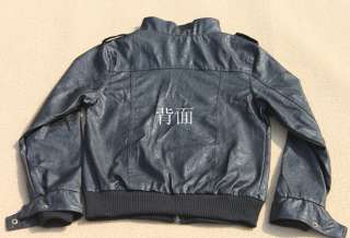   womens motorcycle cropped biker bomber Faux Leather Jacket Outerwear