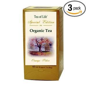 Tea Of Life Special Edition Orange Pekoe, 40 Count, 2.1 Ounce Box 