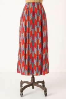 Anthropologie   Arrow Feather Skirt  