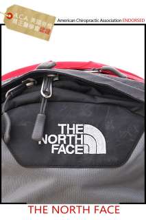 BN The North Face Hot Shot Laptop Backpack Red/Gray  