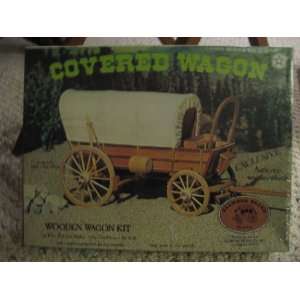 COVERED WAGON   WOODEN WAGON KIT 1/16th SCALE : Toys & Games :  