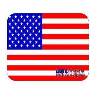 US Flag   Winona, Minnesota (MN) Mouse Pad: Everything 