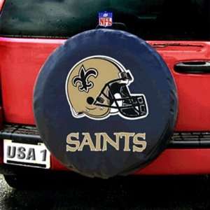  New Orleans NFL Spare Tire Cover (Black): Sports 