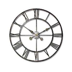 Infinity Instruments The Iron Tower Large Wrought Iron Wall Clock