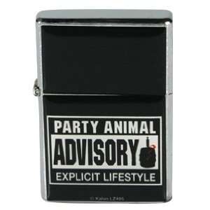  Brand New Novelty Fun Party Animal Advisory Metal Flip 