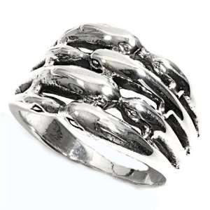   Dolphins Ring   Face Height 14 mm  Band Width 3 mm   Size 5 10, 10