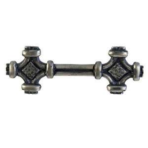  Waterwood hardware celtic knot pull   3 centers in pewter 