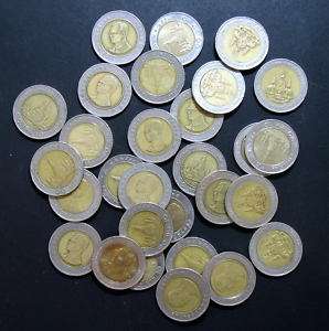 Thailand 10 Baht BI METAL 50 Coins   Used  