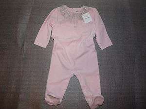   Baby Dior Baby Infants Girls Rose Pale One Pieces Sz 9 Months  