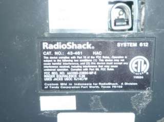 RadioShack System 612 4 Line Business Speakerphone Model No 43 461 