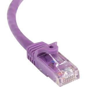  Snagless Cat6 UTP Patch Cable. 100FT PURPLE CAT6 UTP SNAGLESS PATCH 