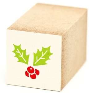    beautiful small mistletoe wooden Christmas stamp: Toys & Games