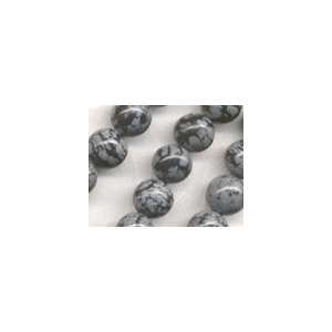  10mm Snowflake Obsidian Round Beads Arts, Crafts & Sewing