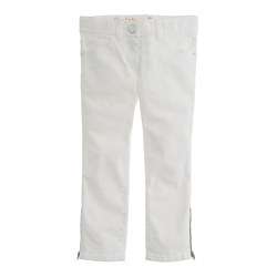 Girls cropped white toothpick jean $49.50 