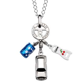 Mini cooper & London Flag/Soft drink can/Can Openner Necklace Classic 