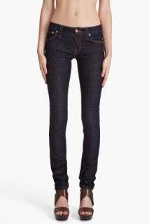 Nudie Jeans Tight Long John Stretch Jeans for women  SSENSE