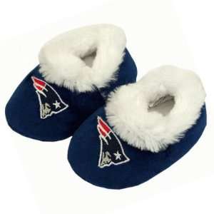   PATRIOTS OFFICIAL LOGO BABY BOOTIE SLIPPERS 6 9 MOS: Sports & Outdoors