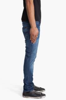 Nudie Jeans Thin Finn Org Strikey Used Jeans for men  