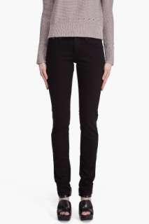 Nudie Jeans Tight Long John Black Black Jeans for women  