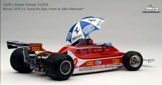   Ferrari 312T4 #12 1979 Gilles Villeneuve Rain tires umbrella GPC97075