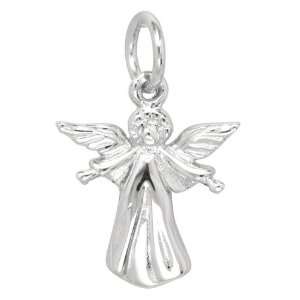 Sterling Silver Guardian Angel Charm: Arts, Crafts 
