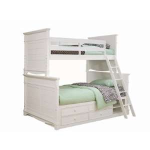  Hannah Twin over Full Bunk Bed with Storage