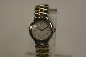 LADYS TIFFANY & CO. STAINLESS AND 18KT GOLD WATCH  