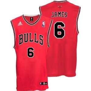 LeBron James Youth Jersey adidas Red Replica #6 Chicago Bulls Jersey 