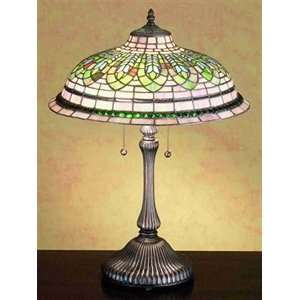  Meyda Tiffany 32295 2 Light Table Lamp Fixture: Home 