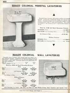 1937 Hibbards Plumbing Bathroom Kitchen Catalog on CD  