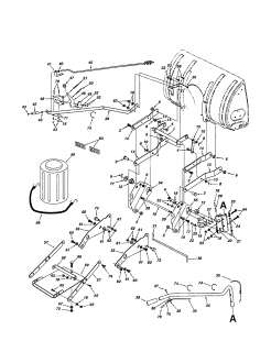 CRAFTSMAN Snow thrower attachment Spiral/housing/gear Parts  Model 