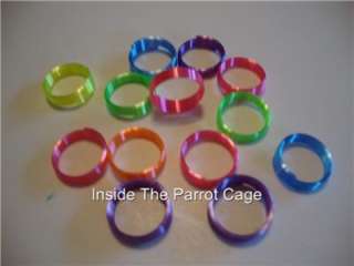 48 PLASTIC COIL RINGS NEON NOVELTY TOYS PARTY FAVORS  