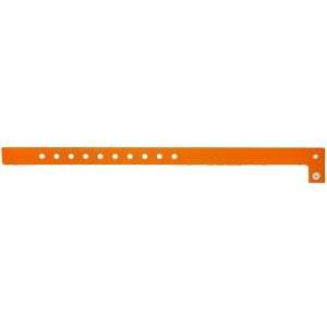  Neon Orange   Wristco Plastic Wristbands   500 Ct. Office 