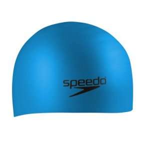 Speedo Silicone Long Hair Swim Swimming Cap  