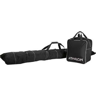 Athalon Two Piece Ski & Boot Bag Combo   Black  