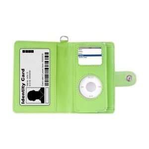  I Wallet Case For nano 1G/2G   Green  Players 