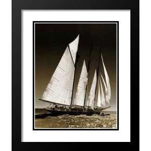 Bill Philip Framed and Double Matted Art 33x41 Sailing At 