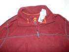 Timberland 1/2 Zip Long Sleeve Shirt Red Medium New  